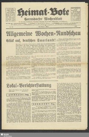 Heimat-Bote : Wochenblatt und Anzeiger für Auerbach, Dorfchemnitz, Gornsdorf, Günsdorf, Hormersdorf, Meinersdorf und Nachbarorte