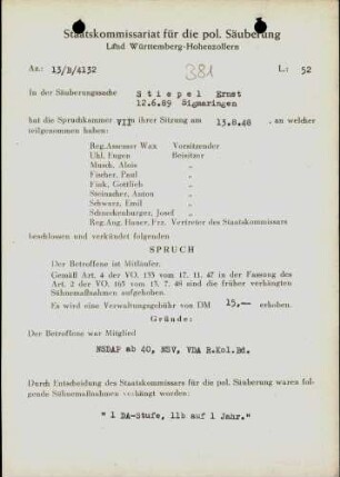 Stiepel, Ernst