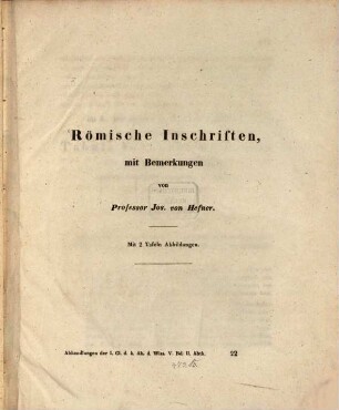 Römische Inschriften