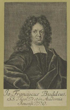Bildnis des Jo. Franciscus Buddeus