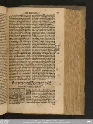 Am vierdten Sontage nach Trinitatis/ Evangelium Luc. 6.
