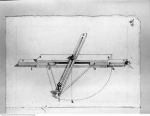 Album des Orazio Grassi, Entwurf eines mathematischen Instruments
