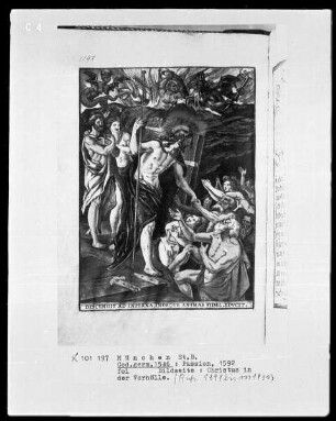 Passio unseres Herrn und Heilands Jesu Christi. Mit schönen Figuren geziert — Christus in der Vorhölle