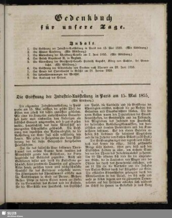 Gedenkbuch für unsere Tage