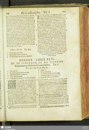 Digest. lib. XLII. de re iudicata et de effectu sententiarum, de interlocutionibus