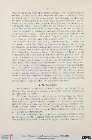 7. Die Nebenbauten