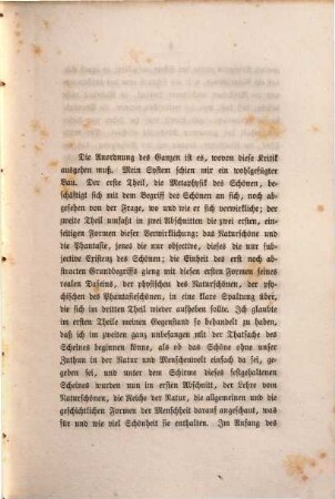 Kritische Gänge, 5. [Kritik meiner Aesthetik u.a.]