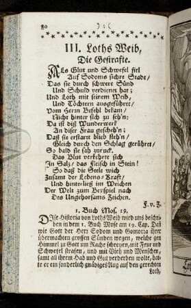 III. Loths Weib, Die Gestrafte.