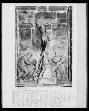 Christus am Kreuz mit kniendem Hieronymus
