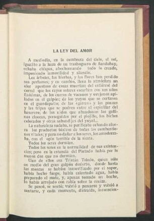 La Ley del Amor