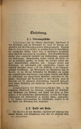 Grundzüge der deutschen Litteraturgeschichte : Für höhern Schulen und zum Selbstunterricht
