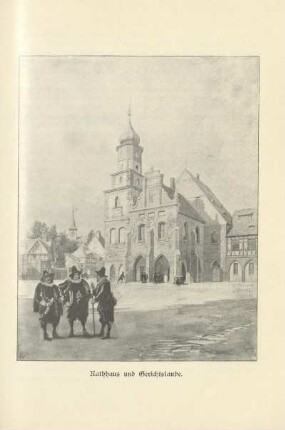Rathhaus und Gerichtslaube