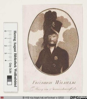 Bildnis Friedrich Wilhelm, Herzog von Braunschweig-Lüneburg-Oels (der "Schwarze Herzog")
