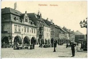 Komotau. Marktplatz