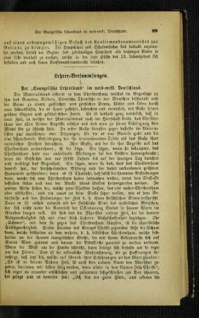 Lehrer-Versammlungen