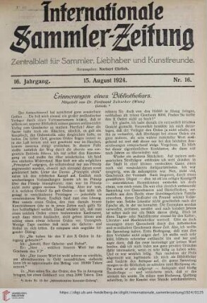 Nr. 16 (15. August)