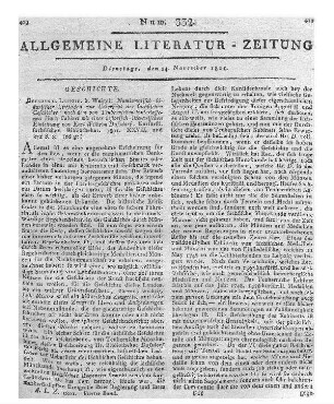Gregor, ...: Liebe, Krieg und Dummheit. T. 1. Frankfurt: Esslinger 1800