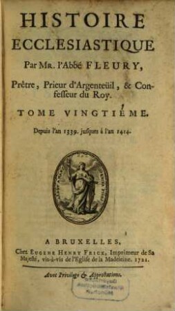 Histoire Ecclesiastique, 20. Depuis l'an 1339 jusques à l'an 1414