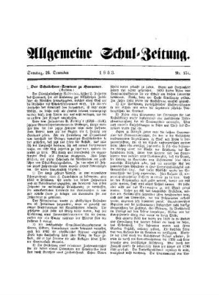 Das Schullehrer-Seminar zu Hannover
