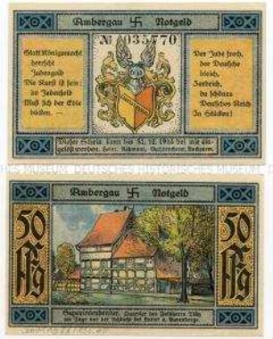 Notgeldserie, Stadt Bockenem (10 Scheine)