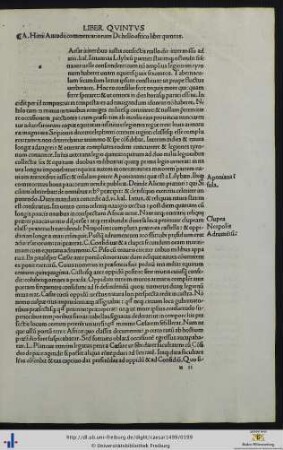 A. Hirtii Autodii Commentariorum De bello africo liber quintus