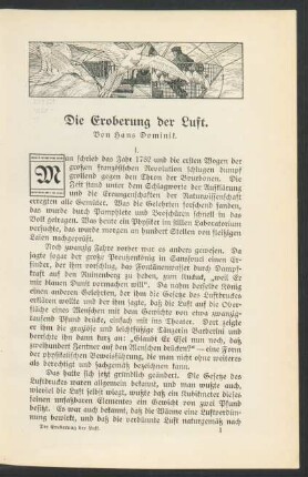 [Einleitung] Die Eroberung der Luft.