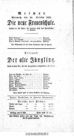 Der alte Jüngling