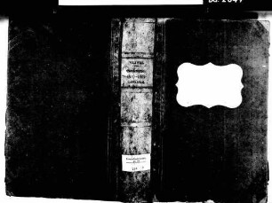 Weisweil EM; Evangelische Gemeinde: Sterbebuch 1810-1869
