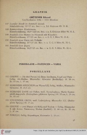 Graphik (Nr. 147- 151)