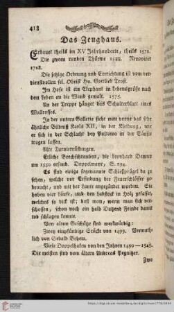 Das Zeughaus