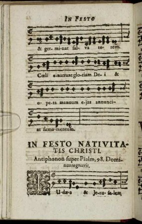 In Festo Nativitatis Christi.