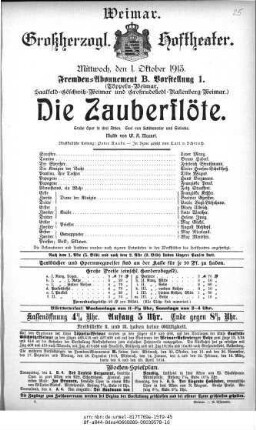 Die Zauberflöte