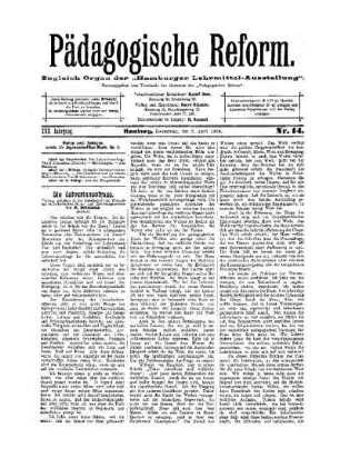 Die Lehrerinnenfrage : (Schluß)