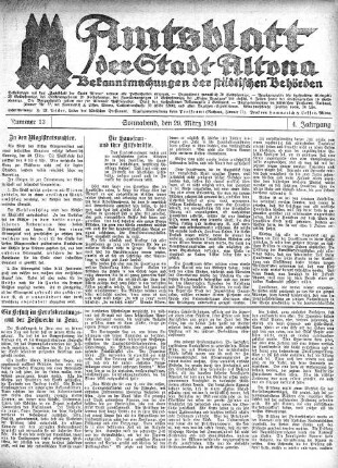 Nummer 13 : Sonnabend, den 29. März 1924