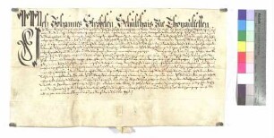 Verkauf einer Wiesmahd zu Donaustetten (Johann Ströbelen)