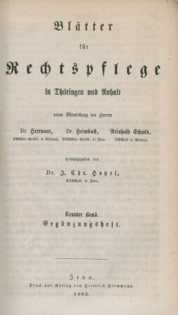 Ergänzungsheft