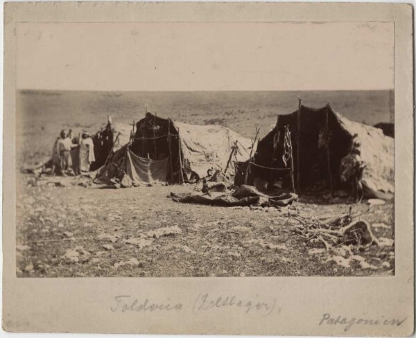 Camp de tentes en Patagonie