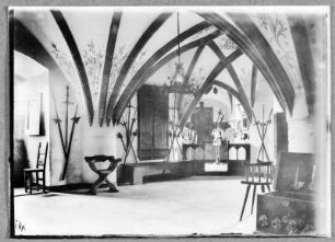 Im Rittersaal der Burg Lauenstein in Oberfranken
