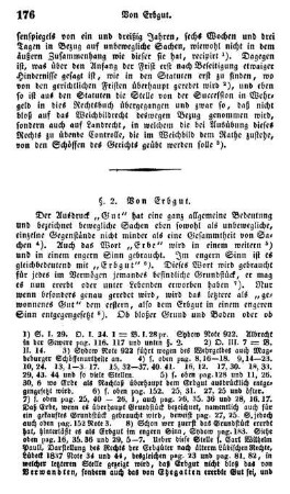 §. 2. Von Erbgut.