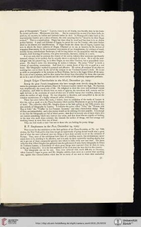 Joseph Edgar Chamberlain [reprint from the Mail, December 30, 1909]