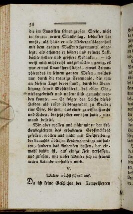 V. Walter wächst schnell auf.