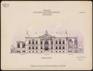 Ressource, Bamberg Umbau: Vorderansicht 1:100