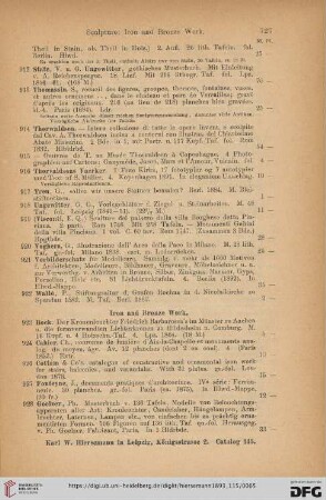 Iron and Bronze Work (Nr. 923 - 940)