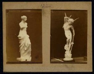 Louvre, Paris / Kapitolinisches Museum, Rom: Venus von Milo aus dem Louvre und Amor mit Bogen aus dem Kapitolinischen Museum