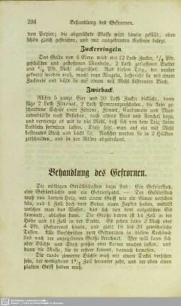 Behandlung des Gefrornen