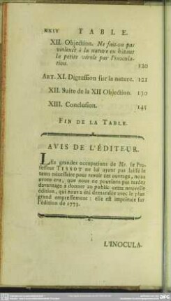 Avis De L'Éditeur