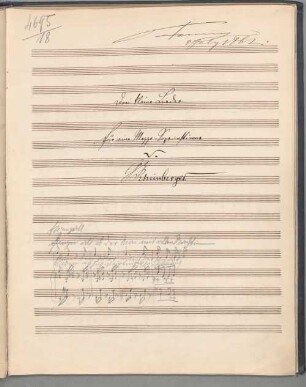 Drei kleine Lieder - BSB Mus.ms. 4695#Beibd.18 : Liebesglück (op. 57), Vöglein, was singst du (JWV 136), Im Frühling (op. 26)