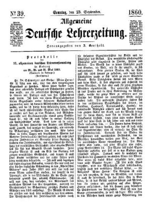 Protokolle der 11. allgemeinen deutschen Lehrerversammlung