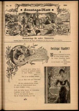 Ausgabe vom Sonntag, den 22. Dezember 1901.