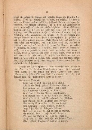 Ursache der Taktlosigkeit.
